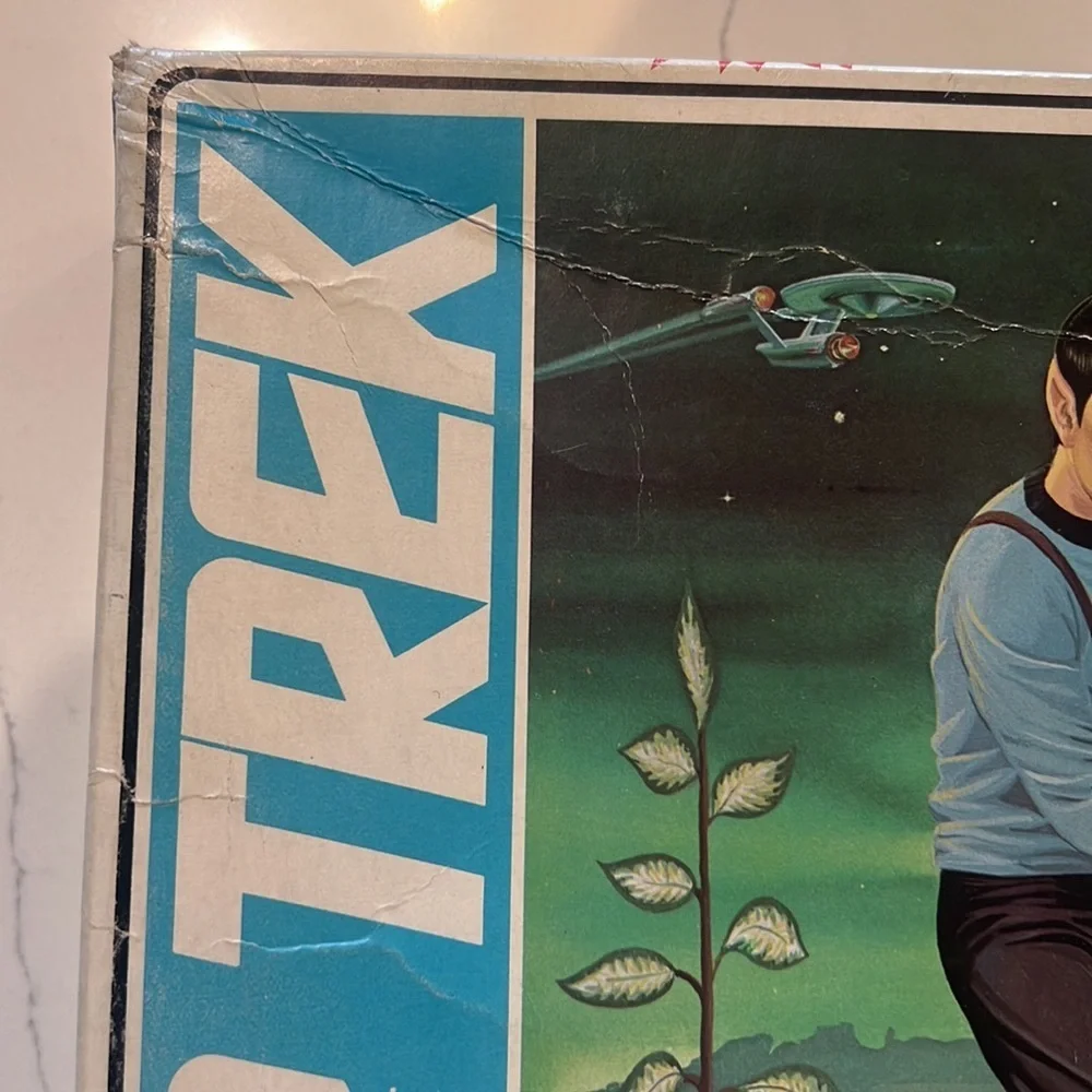 Star Trek Mr Spock 1968 Plastic Model Kit #S956. BOX ONLY Made in the USA by AMT - Picture 2 of 13